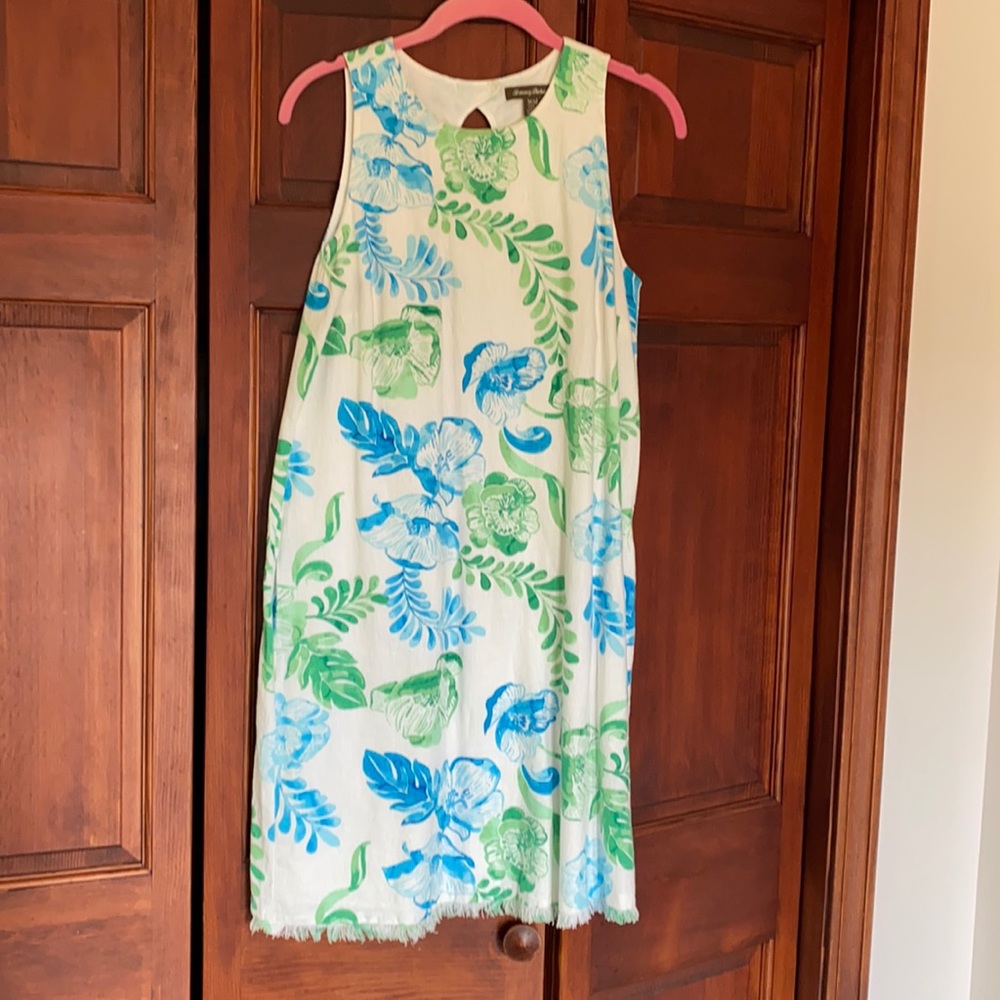 Tommy Bahama print sleeveless dress. Size M